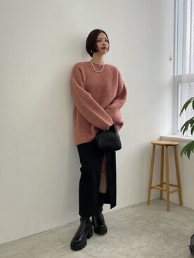 永田沙織(EMODA)さん（レディース・163cm）の秋コーディネート