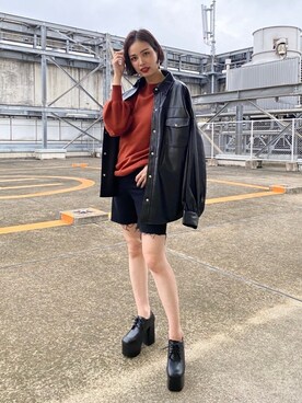 永田沙織(EMODA)さんのコーディネート