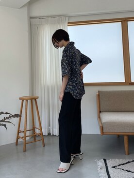 永田沙織(EMODA)さん（レディース・163cm）の夏コーディネート