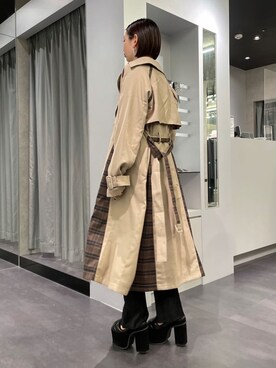 「EMODA（エモダ）のアイテム（その他アウター）」を使った、永田沙織(EMODA)さん（レディース・163cm）の夏コーディネート