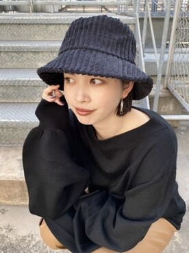 永田沙織(EMODA)さん（レディース・163cm）の秋コーディネート