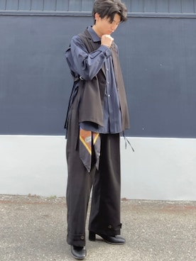 「UNIQLO（ユニクロ）のアイテム（ブーツ）」を使った、ざわ_低身長男子styleさん（メンズ・163cm）の春コーディネート