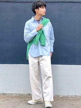 ざわ_低身長男子styleさん（メンズ・163cm）の春コーディネート