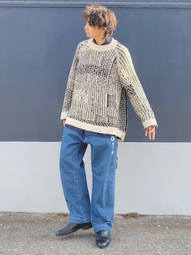 「大学生」｜「アイテム（スリッポン）」を使った、ざわ_低身長男子styleさん（メンズ・163cm）の春コーディネート