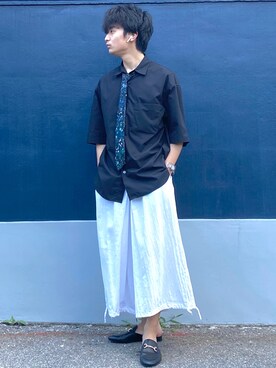 「アイテム（フォーマルスーツ/小物）」を使った、ざわ_低身長男子styleさん（メンズ・163cm・20代）の夏コーディネート