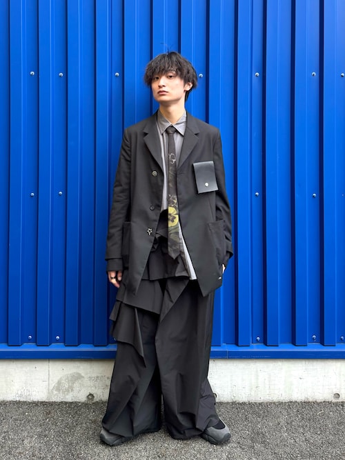 2024SS✨ LAD MUSICIAN PANSY TIE ネクタイ 花柄 黒 LAD MUSICIAN
