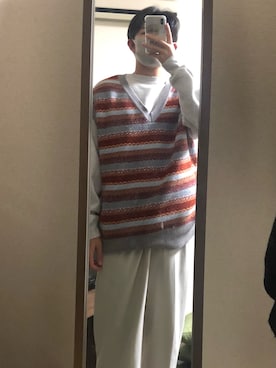 「BEN DAVIS（ベンデイビス）のアイテム（スウェット）」を使った、うさん（メンズ・170cm）の秋コーディネート
