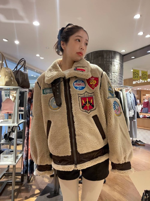 アヴィレックス B6 AVIREX×JEANASIS】ボア B-3/588586（ミリタリージャケット）｜AVIREX