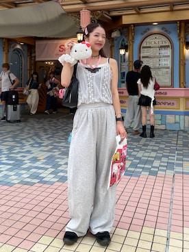「アイテム（その他トップス）」を使った、フィーさん（レディース・164cm）の夏コーディネート