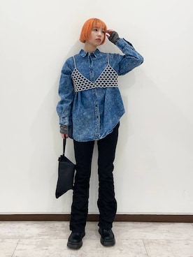 「アイテム（その他トップス）」を使った、フィーさん（レディース・164cm・20代）の冬コーディネート