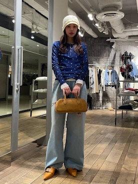 「eL（エル）のアイテム」を使った、フィーさん（レディース・164cm）の春コーディネート