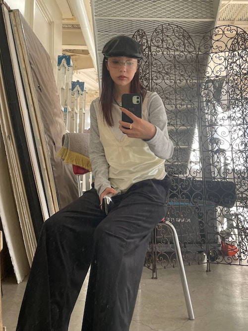 セール】レーストリムサテンキャミ/601727（キャミソール）｜JEANASIS