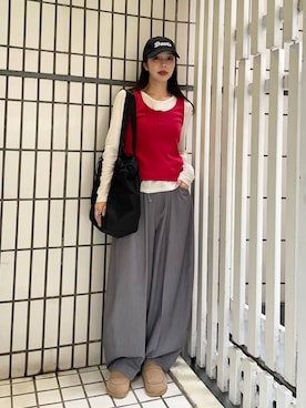 「JEANASIS（ジーナシス）のアイテム」を使った、フィーさん（レディース・164cm）の春コーディネート