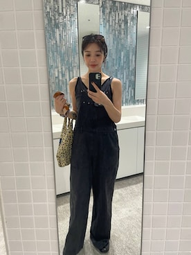 「BAGGU（バグー）のアイテム」を使った、フィーさん（レディース・165cm）の夏コーディネート