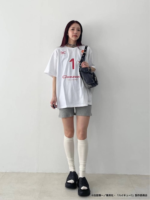 ジーナシス★今季新作★完売　ハイキュー　ナンバリングT ハイキュー!!】ナンバリングTEE SS/323876（Tシャツ/カットソー