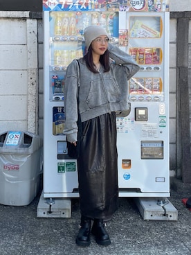 「JEANASIS（ジーナシス）のアイテム」を使った、フィーさん（レディース・164cm）の夏コーディネート
