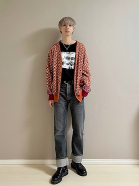 「DRESSEDUNDRESSED（ドレスドアンドレスド）のアイテム」を使った、Honeyさん（メンズ・176cm）の秋コーディネート