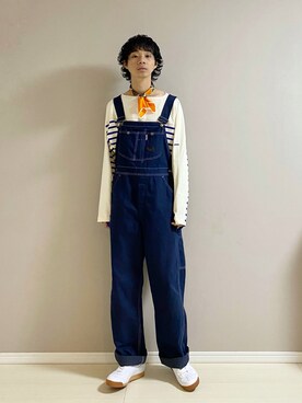 「PUMA（プーマ）のアイテム」を使った、Honeyさん（メンズ・176cm）の春コーディネート