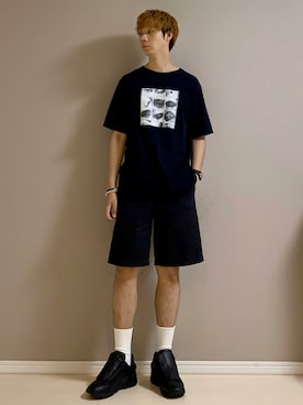 「DRESSEDUNDRESSED（ドレスドアンドレスド）のアイテム」を使った、Honeyさん（メンズ・176cm）の夏コーディネート