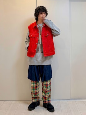 「DAIRIKU（ダイリク）のアイテム」を使った、Honeyさん（メンズ・176cm）の春コーディネート