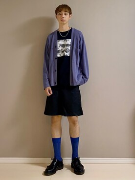 「DRESSEDUNDRESSED（ドレスドアンドレスド）のアイテム」を使った、Honeyさん（メンズ・176cm）の夏コーディネート