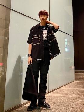 「FACTOTUM（ファクトタム）のアイテム（パンツ）」を使った、Honeyさん（メンズ・176cm）の夏コーディネート