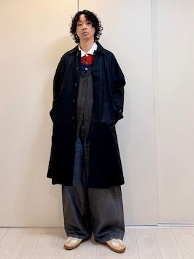 「Juha（ユハ）のアイテム」を使った、Honeyさん（メンズ・176cm）の冬コーディネート