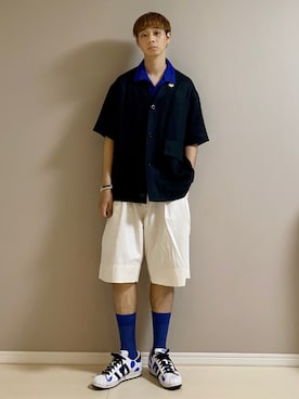「adidas Originals by JEREMY SCOTT（アディダスオリジナルスバイジェレミースコット）のアイテム」を使った、Honeyさん（メンズ・176cm）の夏コーディネート