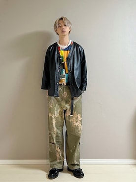 「Y's（ワイズ）のアイテム」を使った、Honeyさん（メンズ・176cm）の秋コーディネート