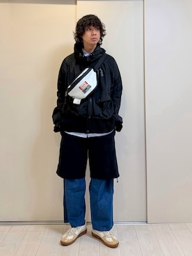 「MASU（エムエーエスユー）のアイテム」を使った、Honeyさん（メンズ・176cm）の春コーディネート