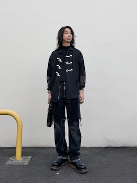 「JOHN LAWRENCE SULLIVAN（ジョンローレンスサリバン）のアイテム」を使った、Honeyさん（メンズ・176cm）の秋コーディネート