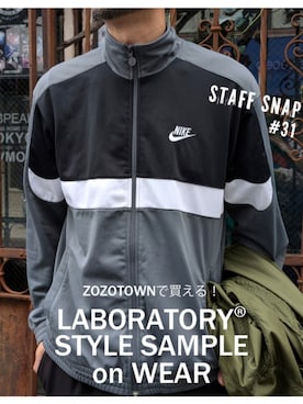 「アイテム（ジャージ）」を使った、LABORATORY®さん（メンズ・175cm）の秋コーディネート