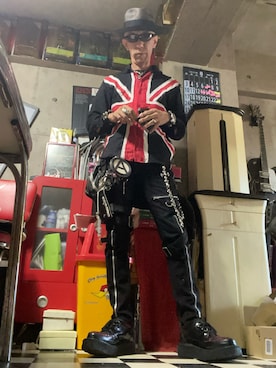 「アイテム（トップス）」を使った、Takaya さん（メンズ・172cm）の夏コーディネート