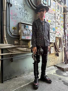 「STETSON（ステットソン）のアイテム（帽子）」を使った、Takaya さん（メンズ・172cm）の夏コーディネート