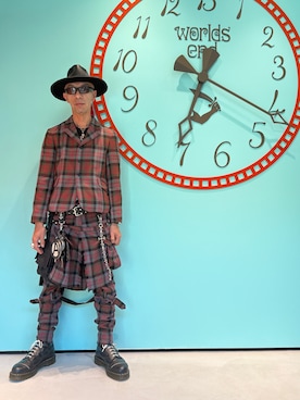 「アイテム（セットアップ）」を使った、Takaya さん（メンズ・172cm）の秋コーディネート