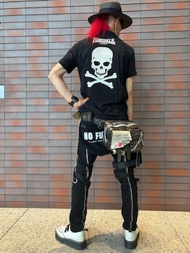 「STETSON（ステットソン）のアイテム（帽子）」を使った、Takaya さん（メンズ・172cm）の夏コーディネート
