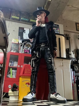 「アイテム（アクセサリー）」を使った、Takaya さん（メンズ・172cm）の秋コーディネート