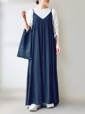 希々さん（レディース・157cm）の春コーディネート