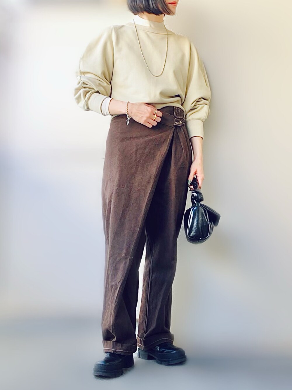 MACPHEE（マカフィー）の「ウールブークレジャージー オーバー