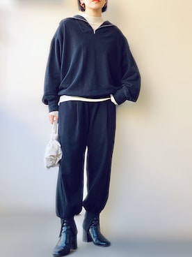 希々さん(レディース・157cm)の冬コーディネート