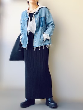 希々さん(レディース・157cm)の春コーディネート