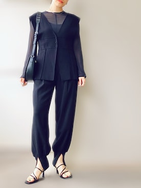 希々さん（レディース・157cm）の春コーディネート