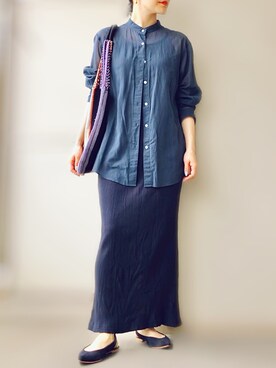 「キャミソールワンピ」｜希々さん（レディース・157cm）の春コーディネート