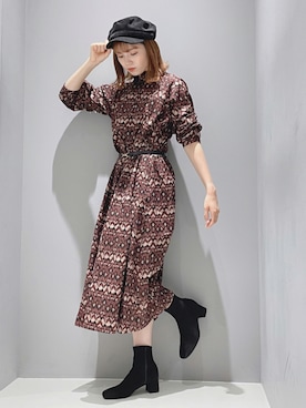 hikaruさん（レディース・160cm）の秋コーディネート