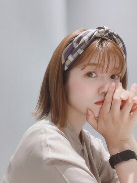 「秋トレンド2021」｜「アイテム（財布/小物）」を使った、hikaruさん（レディース・160cm）の夏コーディネート