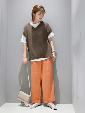 hikaruさん（レディース・160cm）の夏コーディネート