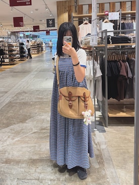 「KEEN（キーン）のアイテム」を使った、まいこさん（レディース・153cm）の夏コーディネート