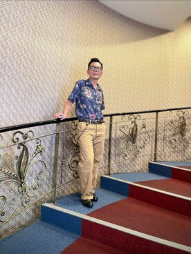 「PADRONE（パドローネ）のアイテム（ブーツ）」を使った、WILLさん（メンズ・170cm）の秋コーディネート