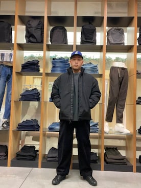 井上凌介さん（メンズ・180cm）の冬コーディネート