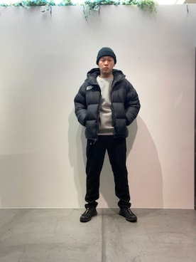 「ザノースフェイス」｜井上凌介さん（メンズ・180cm）の冬コーディネート